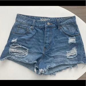 rewash denim shorts